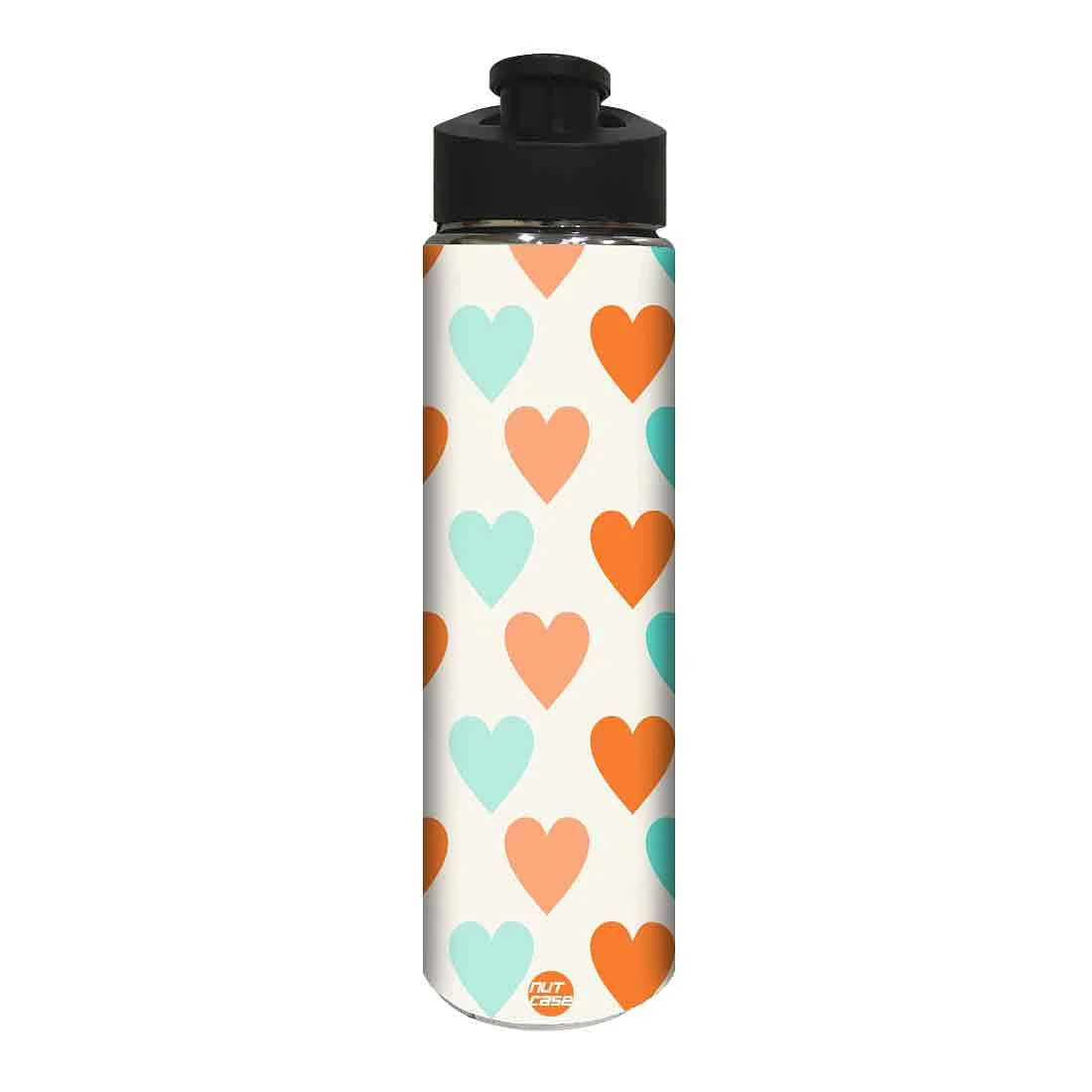 Designer Stainless Steel Water Bottle - Heart