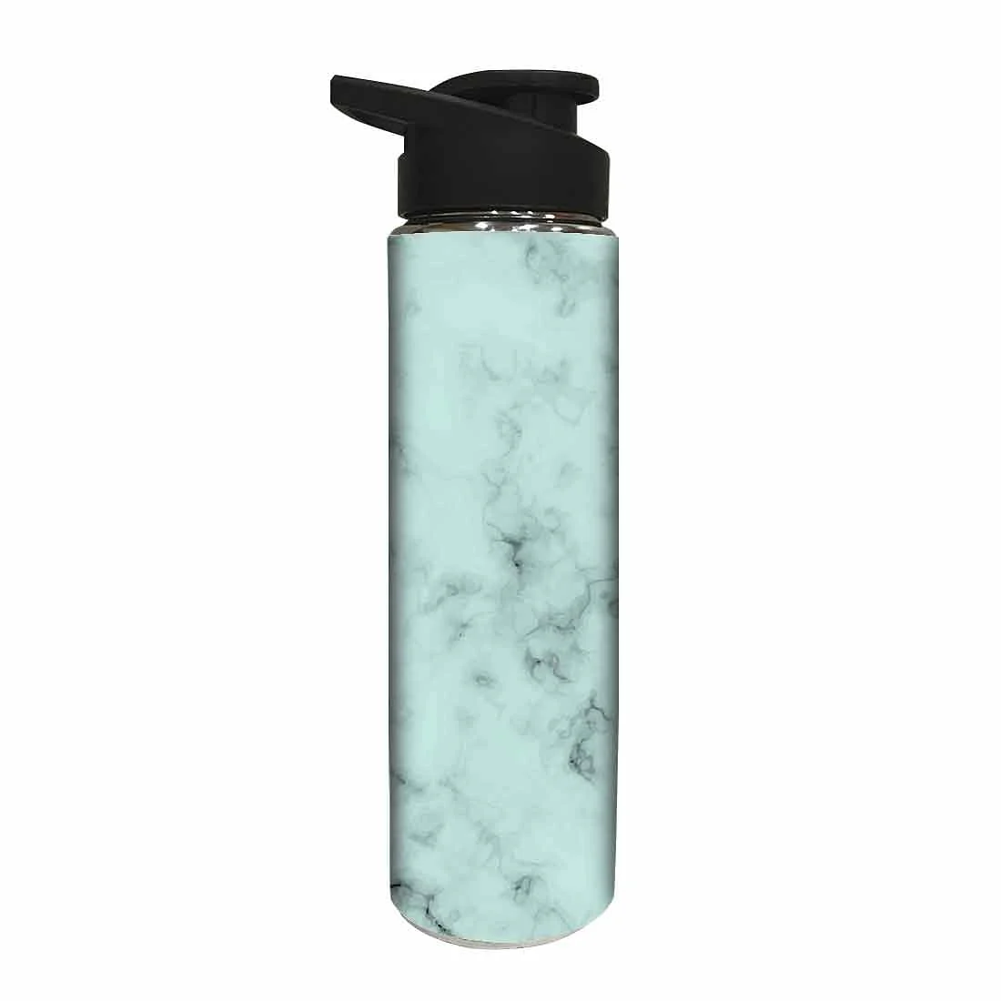 Stainless Steel Sipper Bottle - Green Color Designer Marble - Image 2