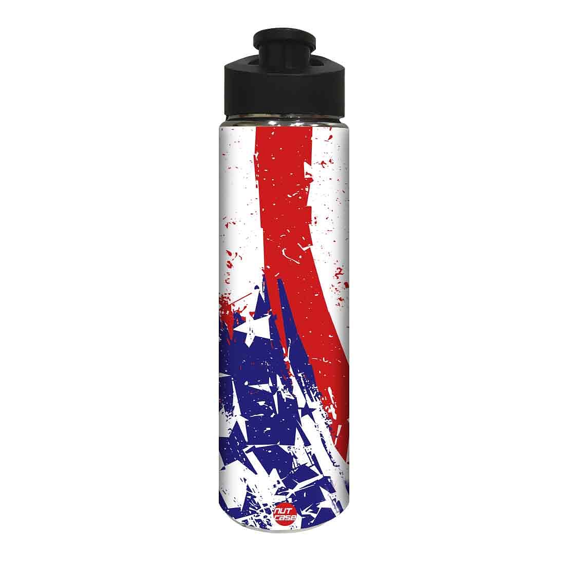 Stainless Steel Sipper Bottle - Blue and Red