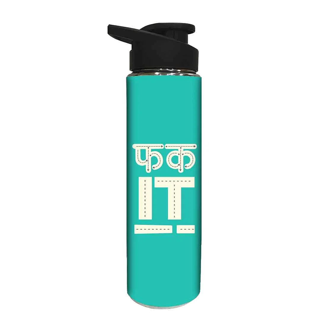 Stainless Steel Water Bottle - Fuck It - Image 2