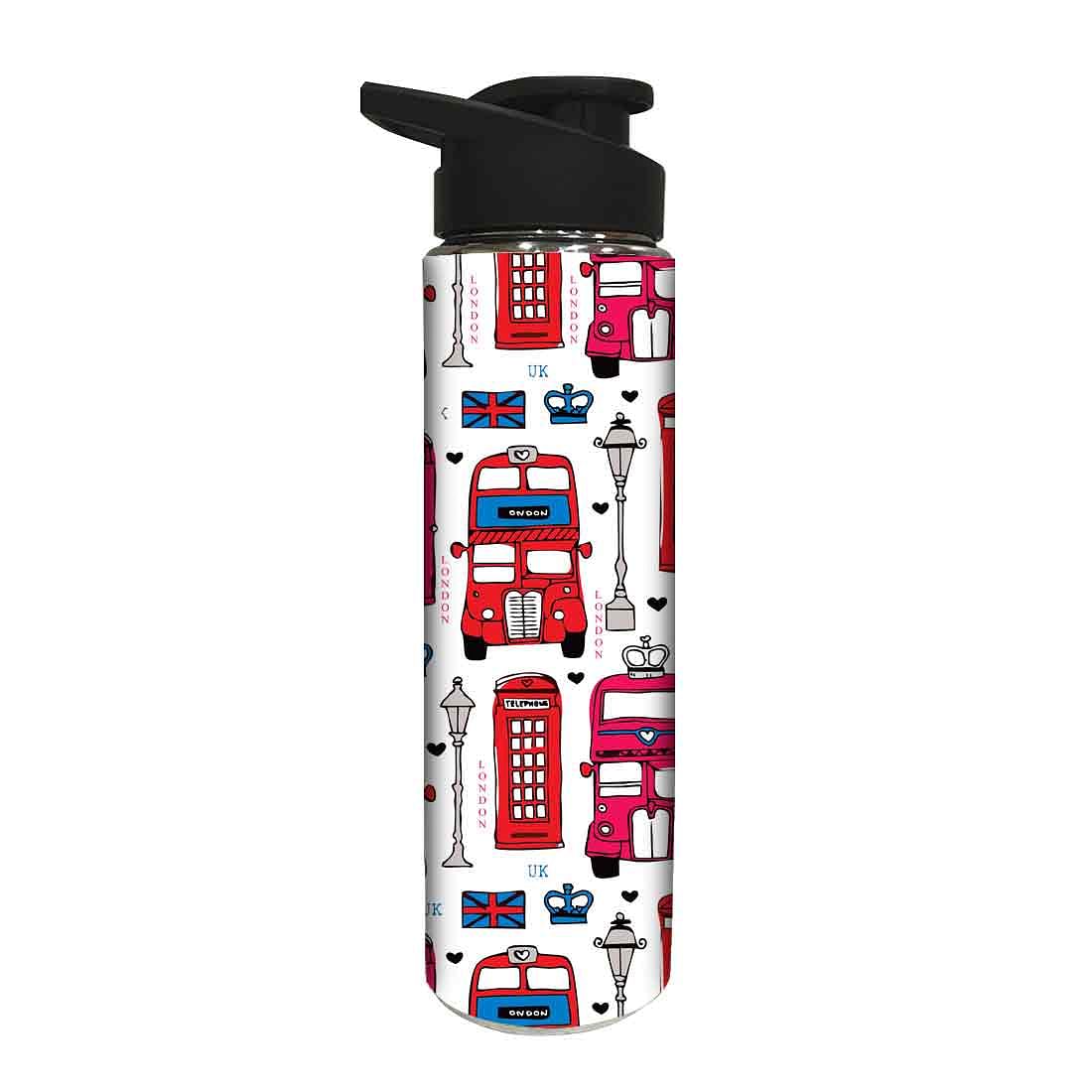 Stainless Steel Sipper Bottle for Birthday Return Gifts - Red Bus - Image 2
