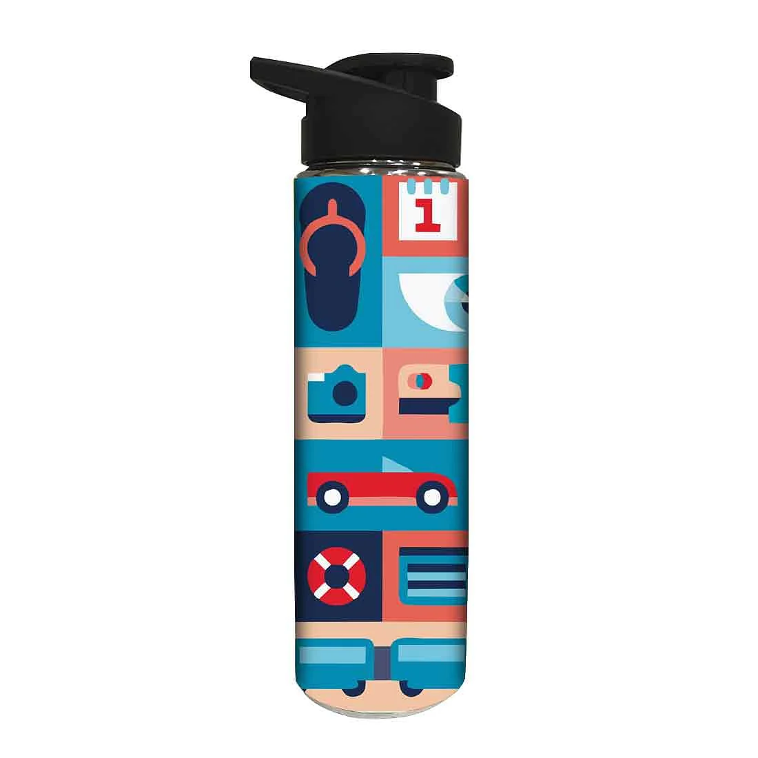 Designer Stainless Steel Water Bottle - Car - Image 2