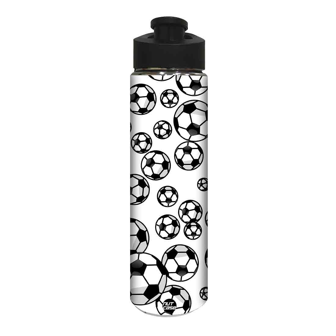 Sipper Stainless Steel Designer Sports Bottle - Football