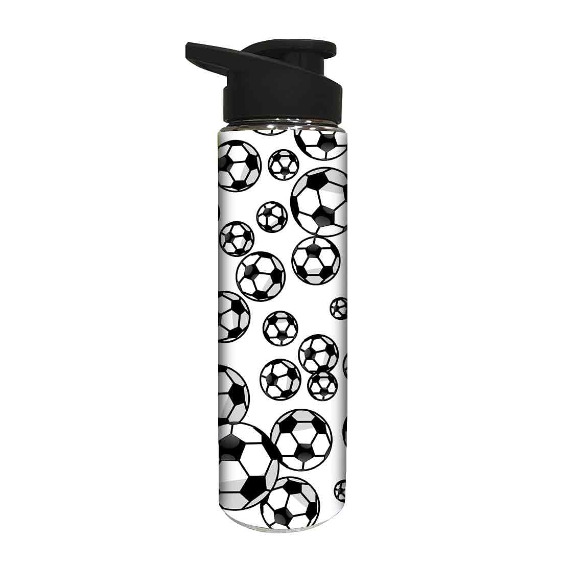 Sipper Stainless Steel Designer Sports Bottle - Football - Image 2