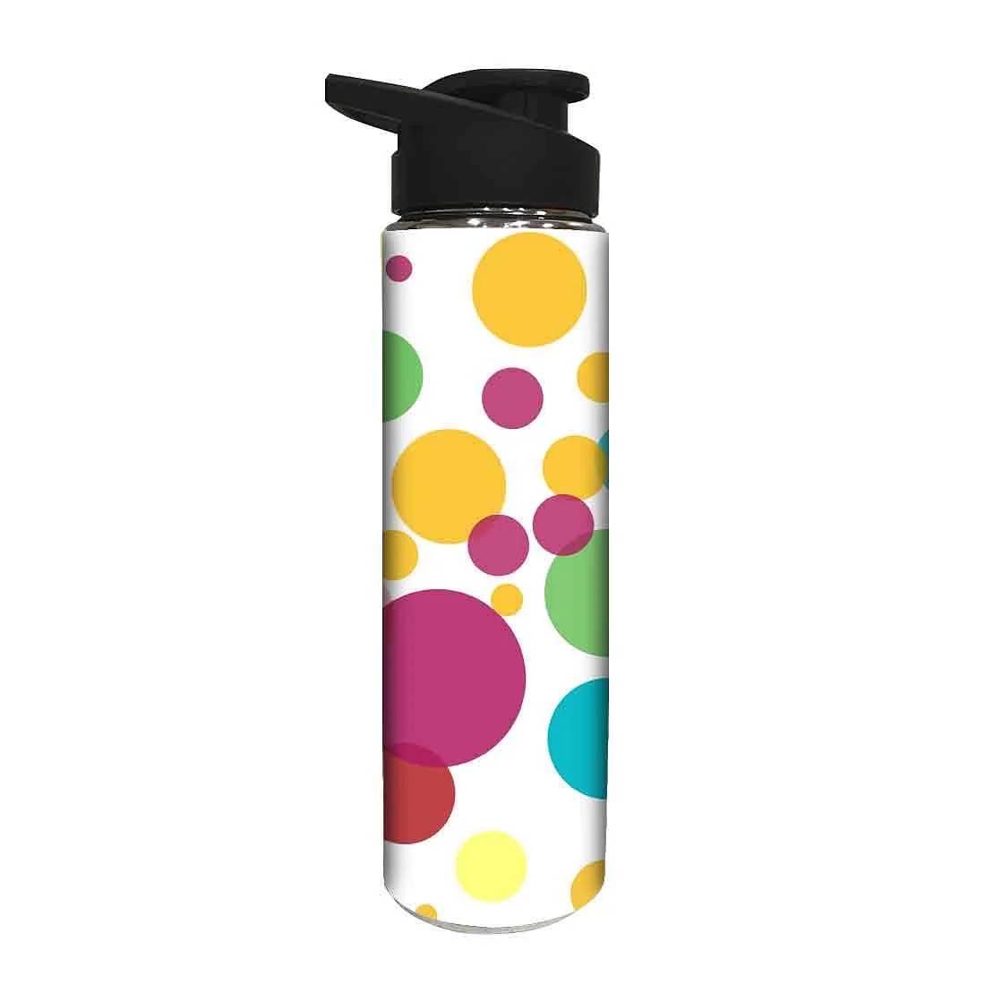 Stainless Steel Sipper Bottle - Colorful Dots - Image 2