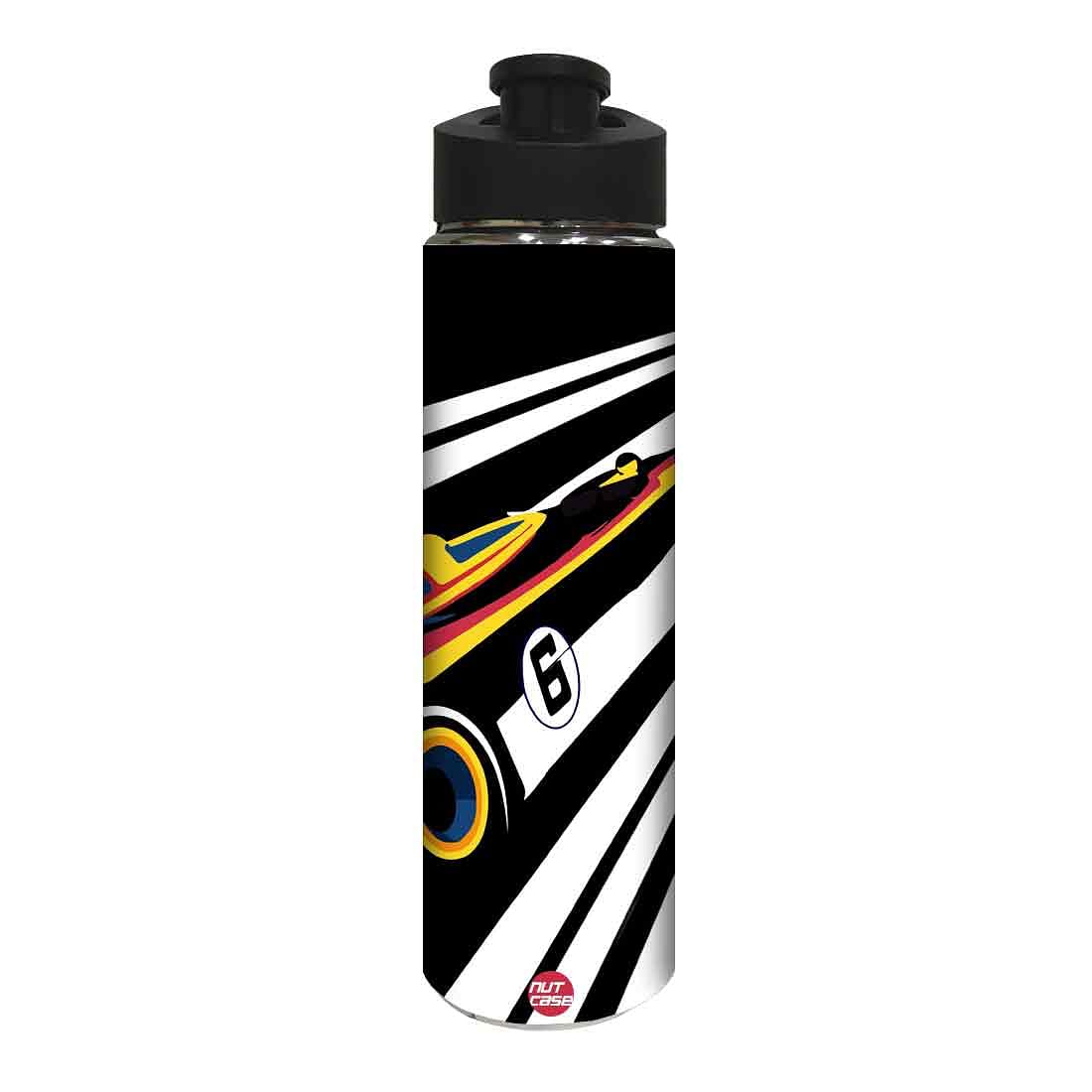 Stainless Steel Sipper Bottle - Racing Car