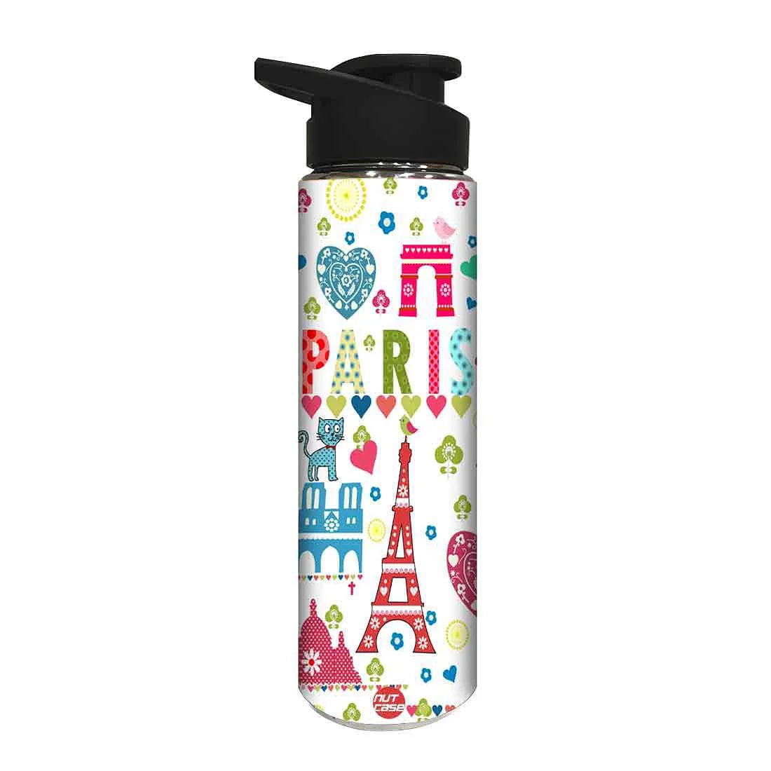 Designer Sipper Bottle for Kids - Love Paris - Image 2