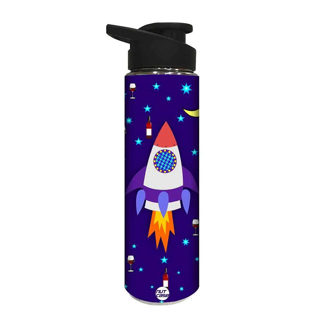 Water Bottle for Kids - Spacecraft and Stars - Image 2