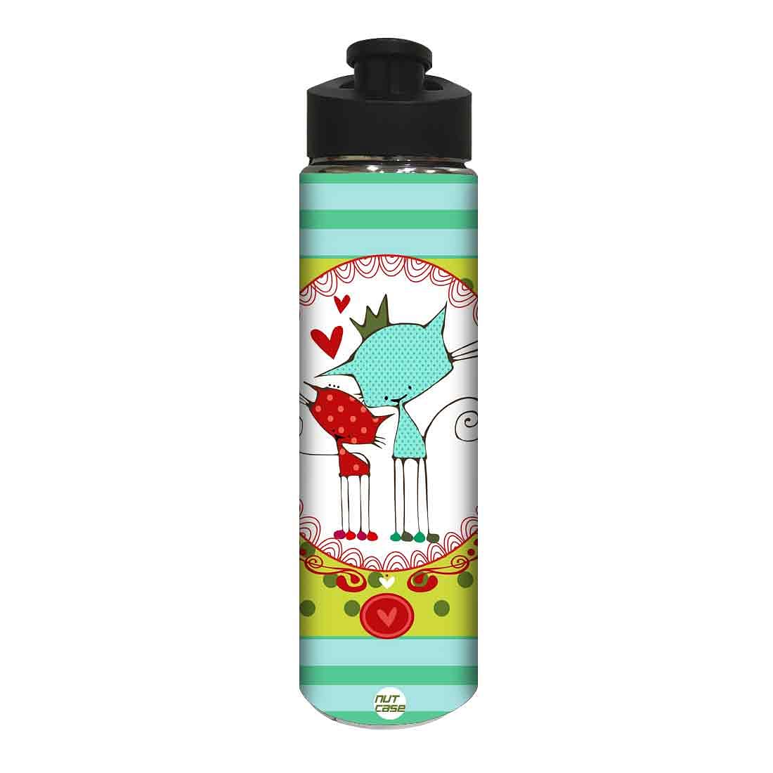 Designer Stainless Steel Water Bottle - Beautiful Cats
