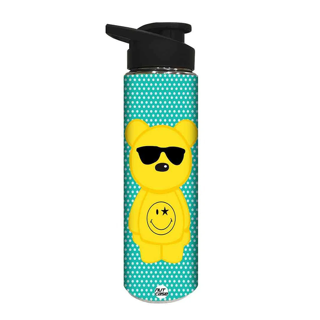 Designer Stainless Steel Sipper Bottle -  Cute Bear - Image 2