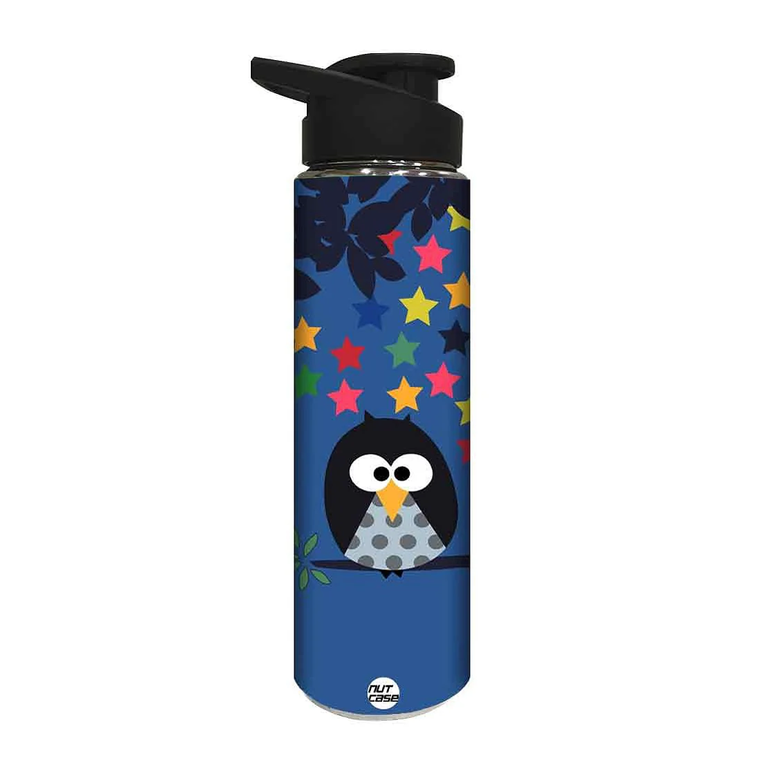 Designer Sipper Metal Bottle for Kids - Colorful Star - Image 2