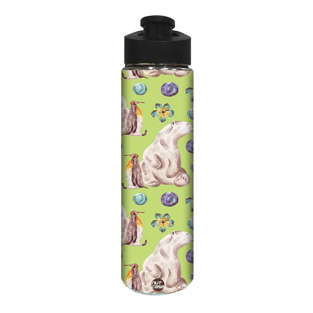 Water Bottle for Kids - Bear and Penguin