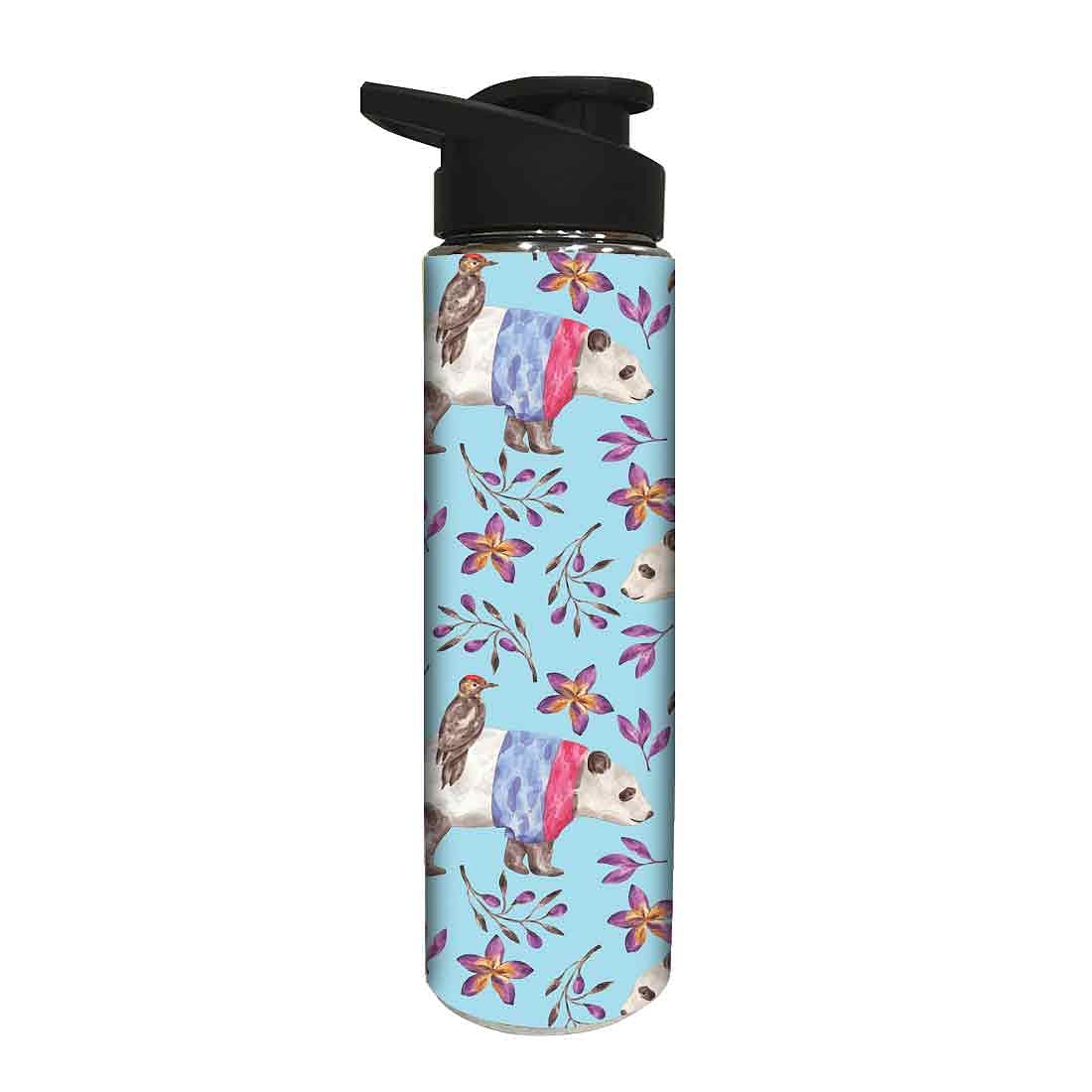Designer Sipper Bottle for Kids - Bird and Flower - Image 2