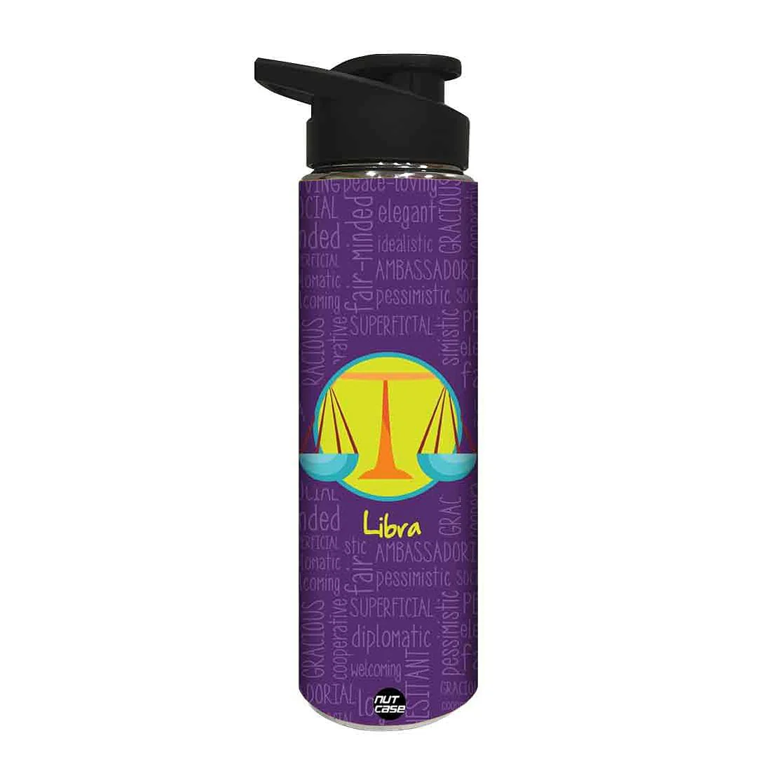 Stainless Steel Sipper Bottle - Libra - Image 2