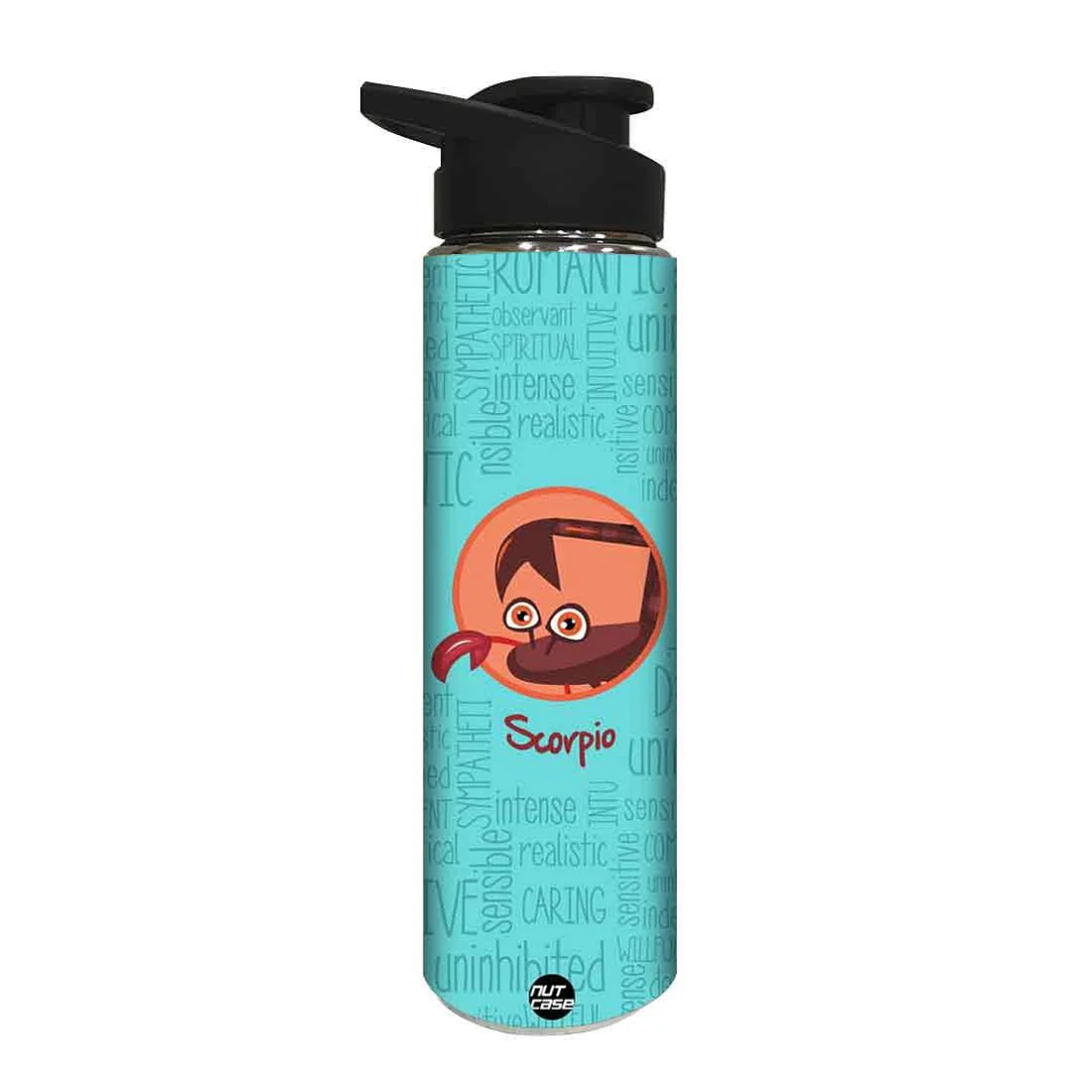 Designer Stainless Steel Sipper Bottle - Scorpio - Image 2