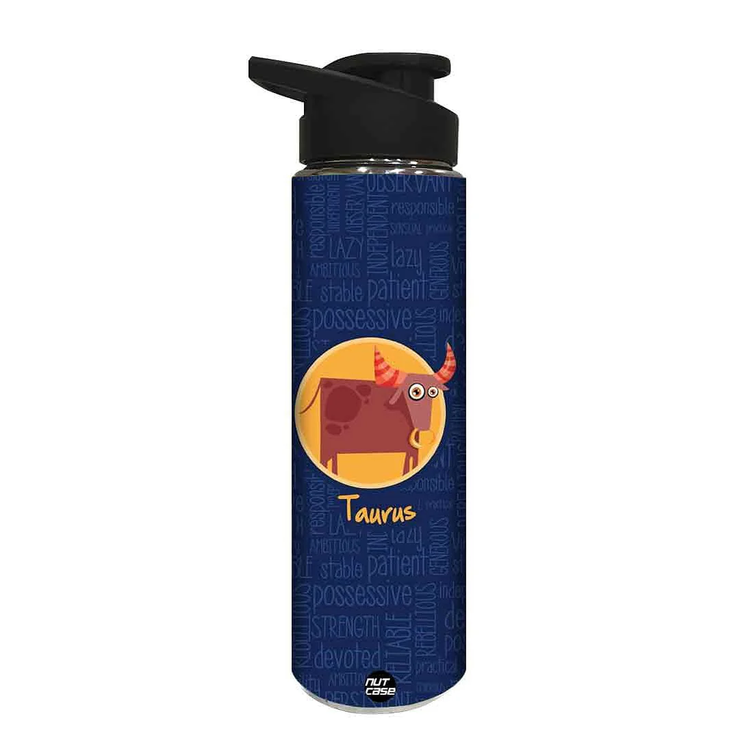 Stainless Steel Sipper Bottle - Taurus - Image 2