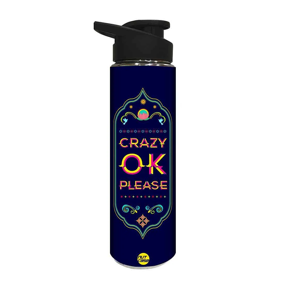 Stainless Steel Water Bottle - Crazy Ok Please - Image 2