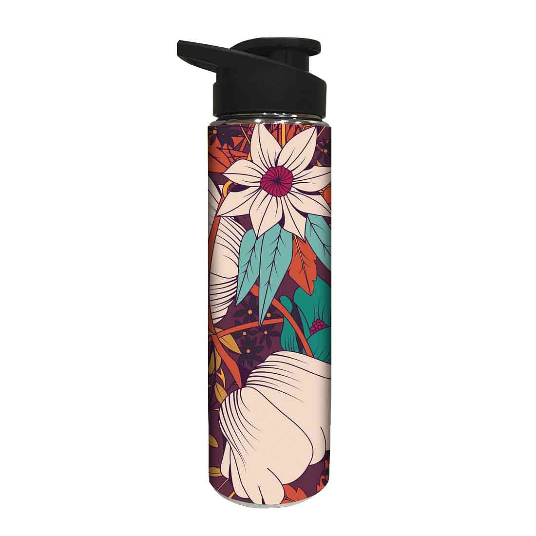 Designer Sipper Bottle for Kids - Beautiful Floral Design - Image 2