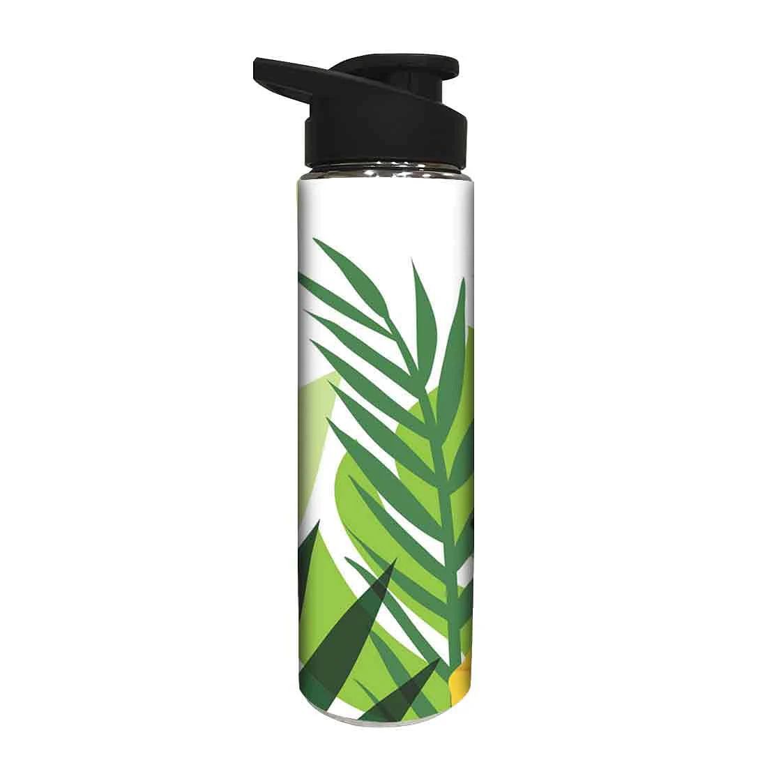 Stainless Steel Sipper Water Bottle - Leaves - Image 2