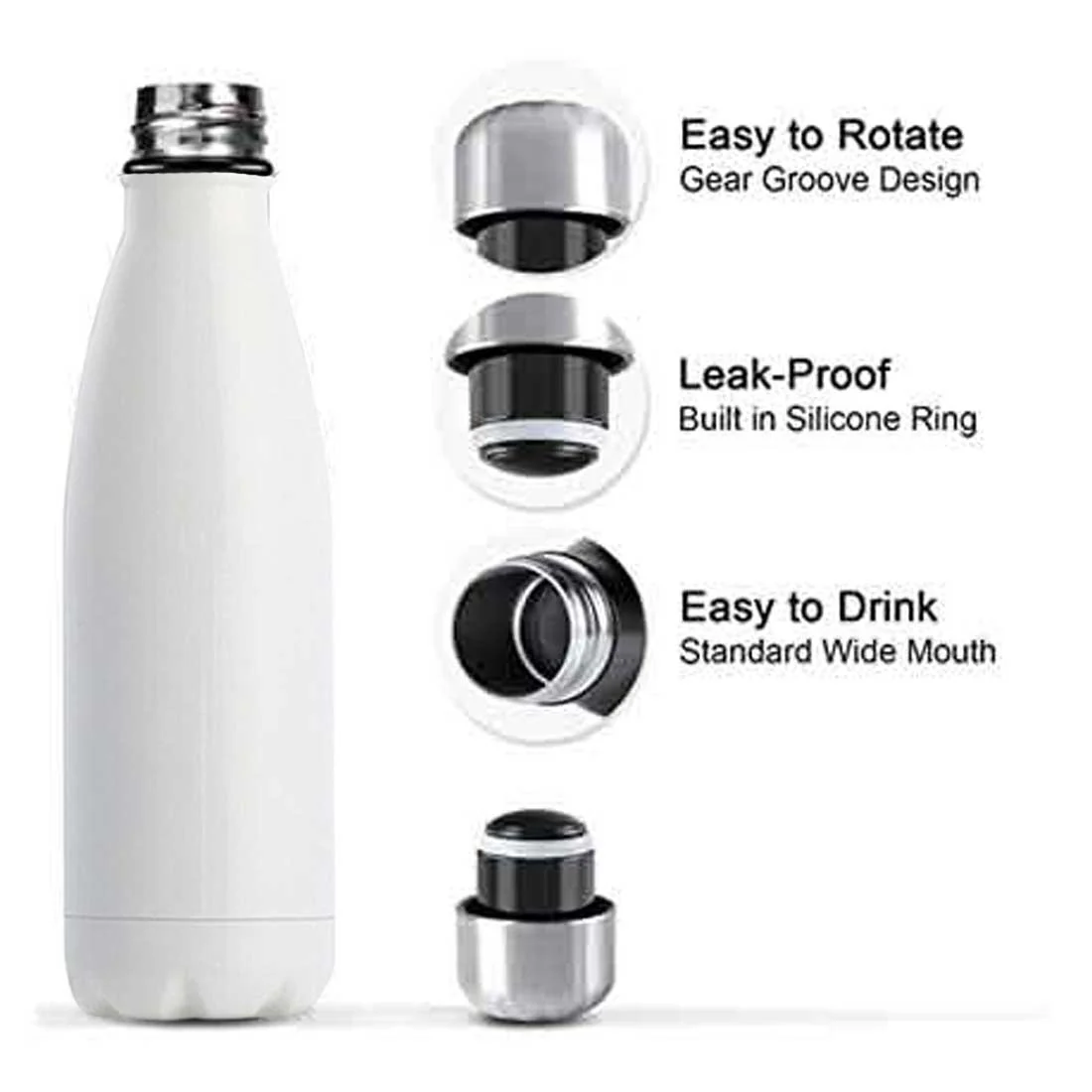 Personalized Water Bottle Insulated Stainless Steel Hot & Cold Cola Thermos - Add Name - Image 12