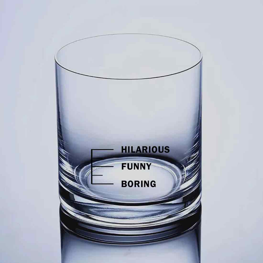 Whiskey Glass Bar Glass for Drinking Whisky Scotch - HILARIOUS FUNNY BORING - Image 11