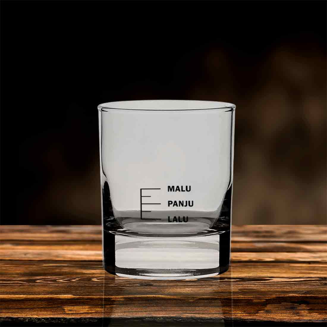 Whiskey Glass With Measurement for Drinking Bar Glasses - MALU PUNJU LALU - Image 3