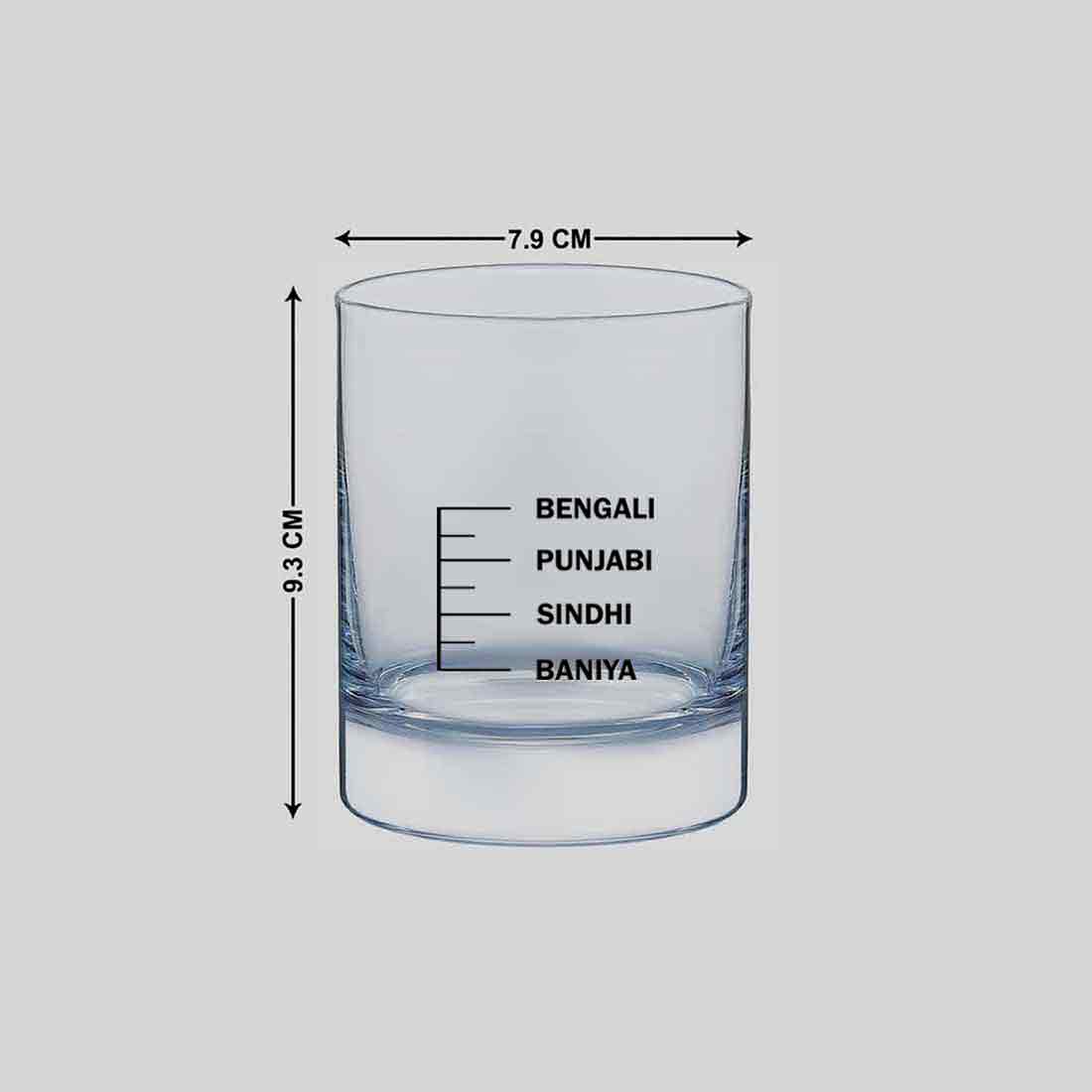 Whiskey Glasses Liquor Glass - BENGALI PUNJABI SINDHI BANIYA - Image 10
