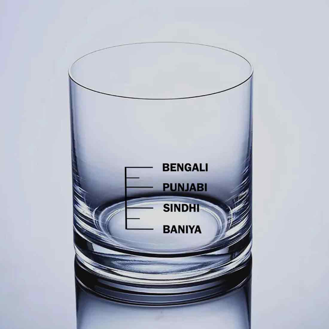 Whiskey Glasses Liquor Glass - BENGALI PUNJABI SINDHI BANIYA - Image 11