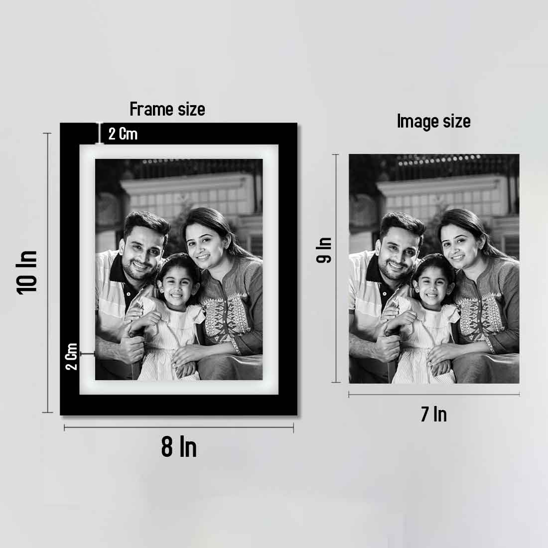 White Photo Frames for Wall Custom Memories Picture Frame 8x10 Inch (Set of 9) - Image 5