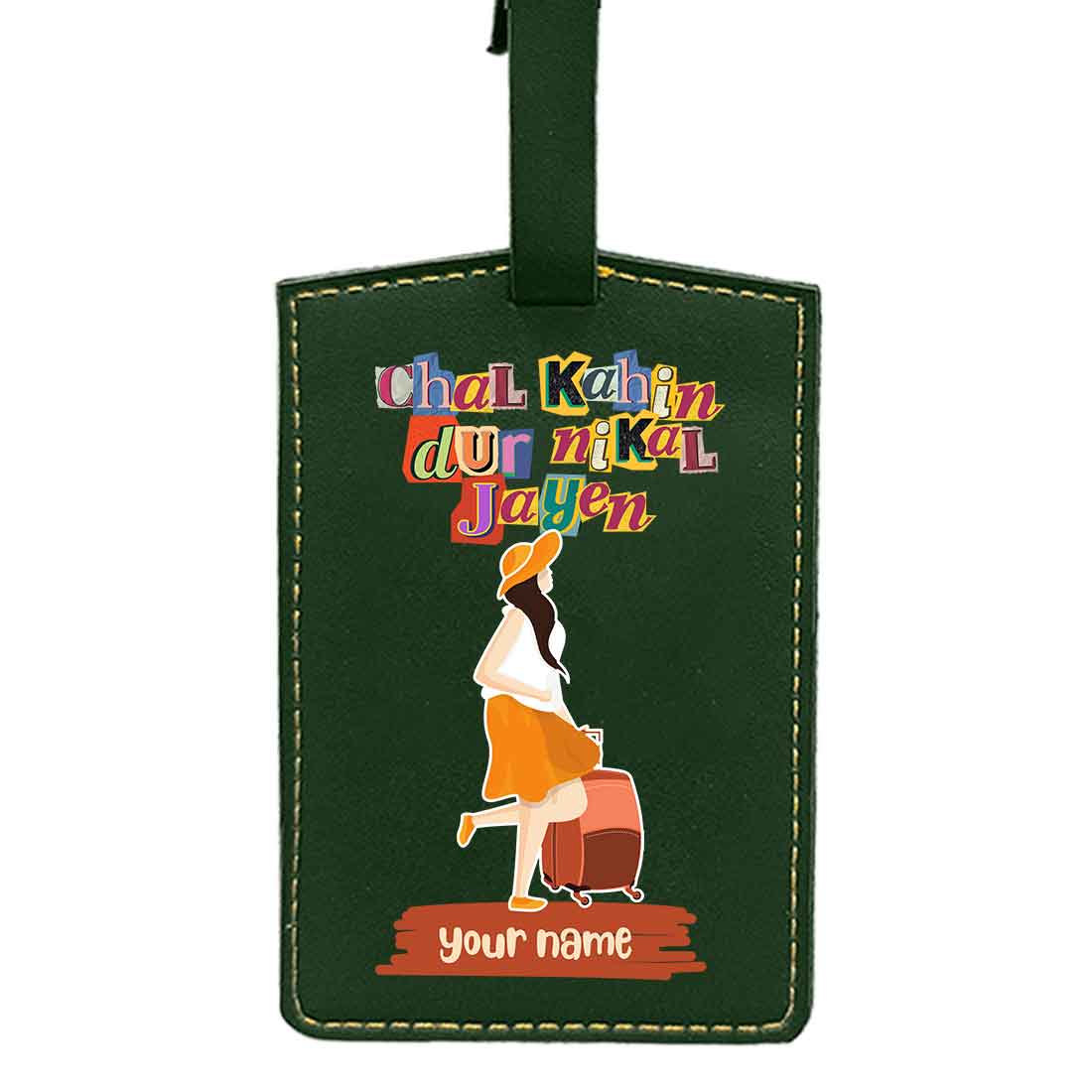 Womens Passport Cover Faux Leather Custom Holders for Passports-Chal Kahin Door - Image 41