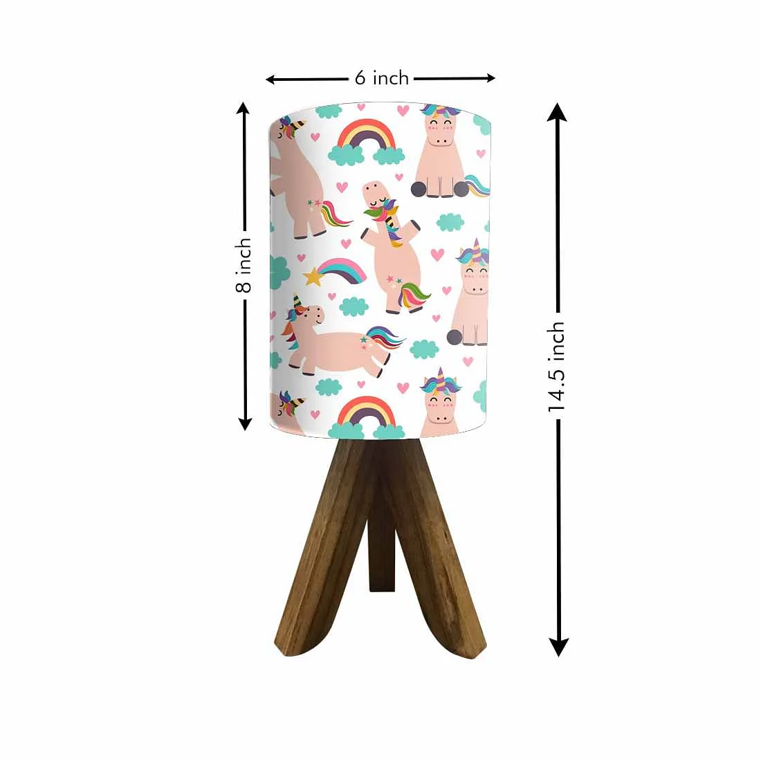 Wooden Table Lamp For Kids with 3w LED Bulb included - Image 5
