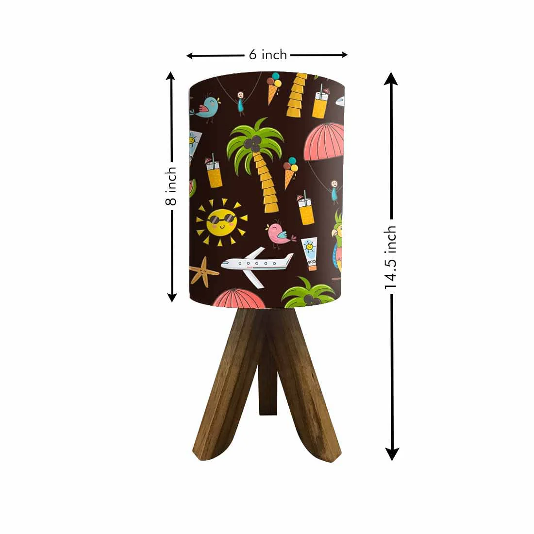 Wooden Bed Lamps For Kids-Beach Collection (3W LED Bulb Included) - Image 5