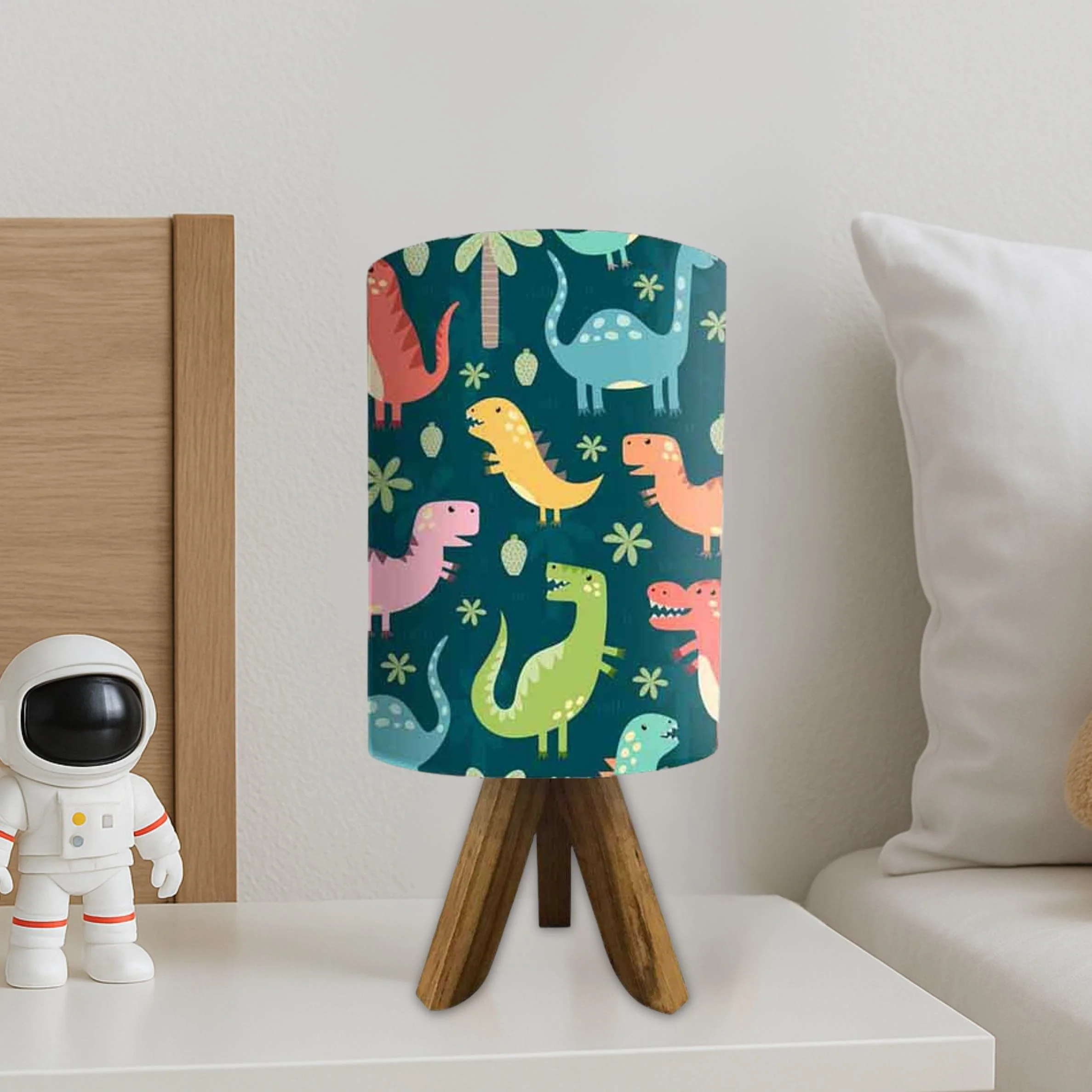 Wooden Table Lamps for living room-Dinosaur (3W LED Bulb Included) - Image 2