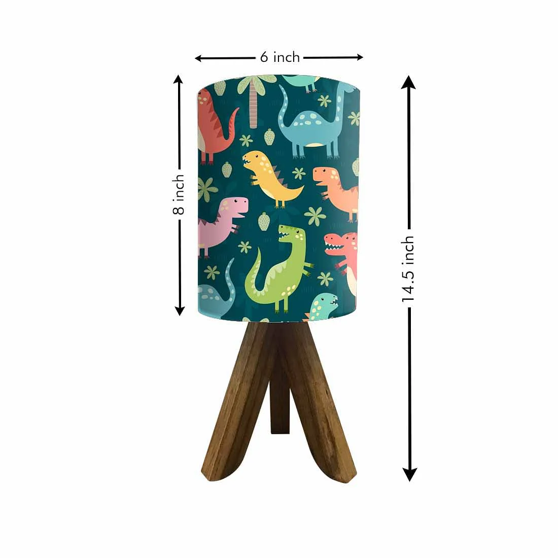 Wooden Table Lamps for living room-Dinosaur (3W LED Bulb Included) - Image 5