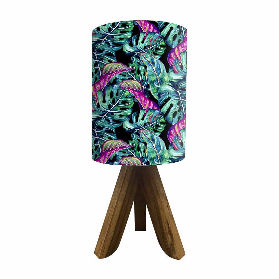 Wooden Bed Side Lamps For Bedroom-Colorful Leaves (3W LED Bulb Included) - Image 5
