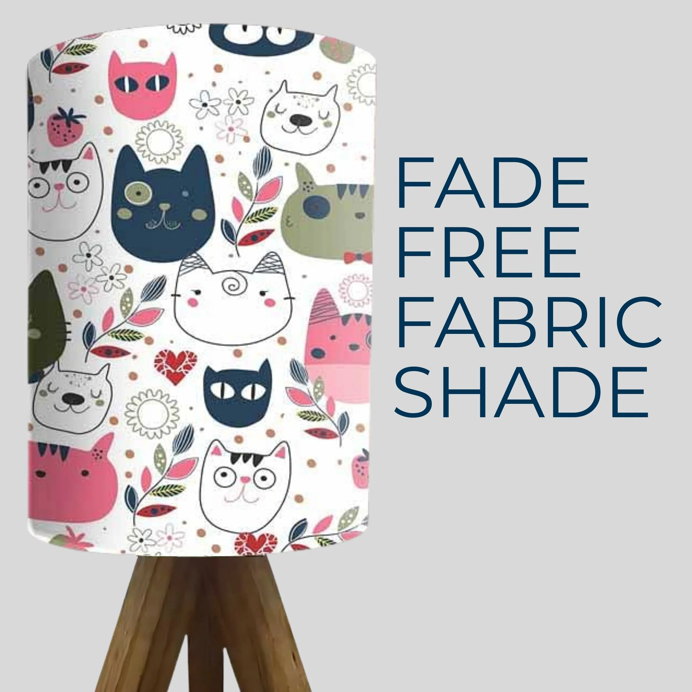 Wooden Stick Lamp For Bedroom-Cute Cats (3W LED Bulb Included) - Image 3