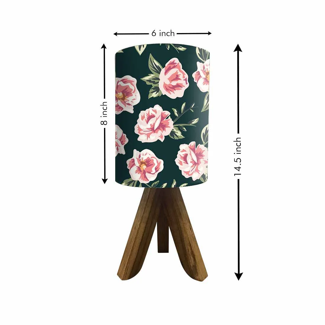 Mini Wooden Table Lamp For Bedroom Living Room-Roses (3W LED Bulb Included) - Image 5