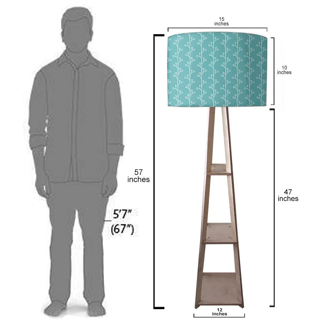 Wooden Modern Floor Lamps for Living Room - Image 7