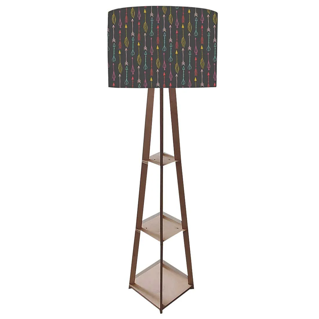 Shelf Tripod Floor Lamp - Colorful Arrows - Image 4