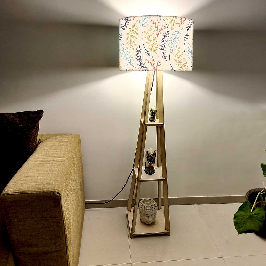 Standing Wooden Tripod Light - Twigs - Image 2