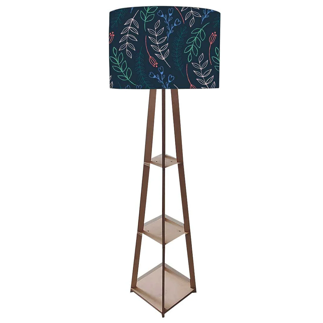 Wooden Tripod Floor Lamp - Colorful Branches - Image 4