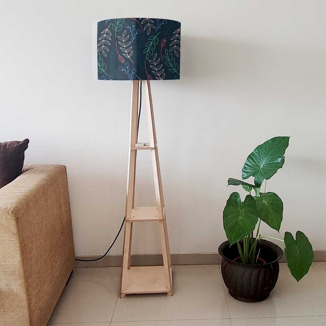 Wooden Tripod Floor Lamp - Colorful Branches - Image 6