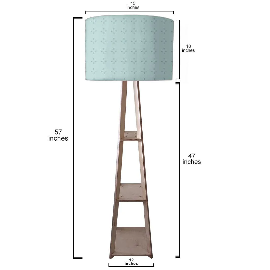 Floor Lamps For Bedroom - Grey Designer Pattern - Image 3