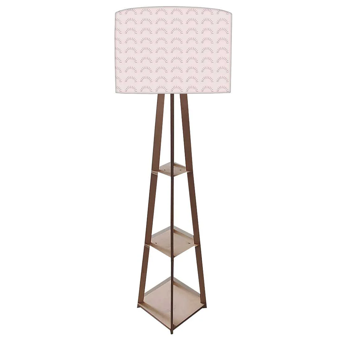 Small Wooden Floor Lamp - Pattern - Image 4