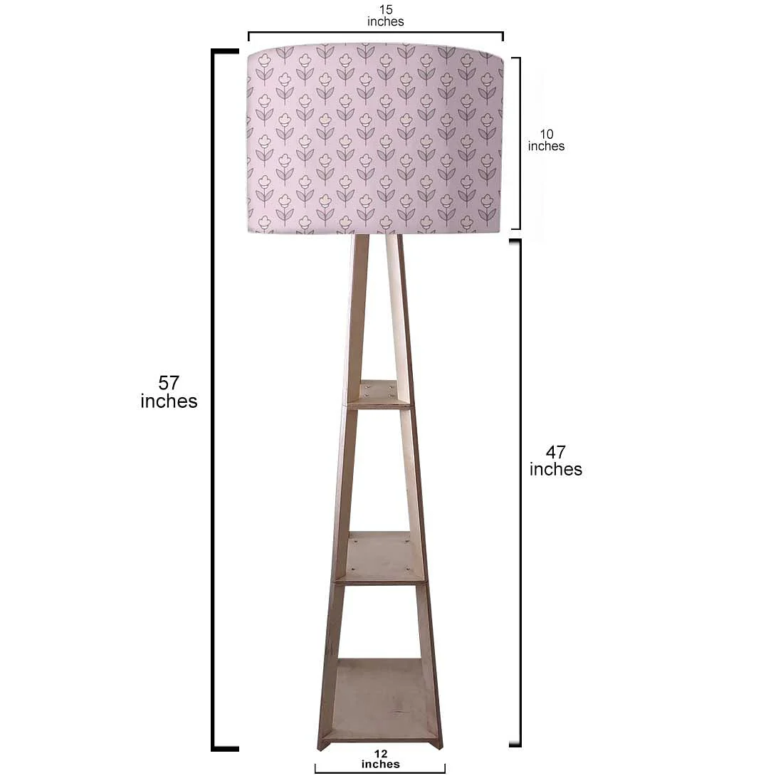 Modern Floor Lamps - Flower Buds Purple - Image 3