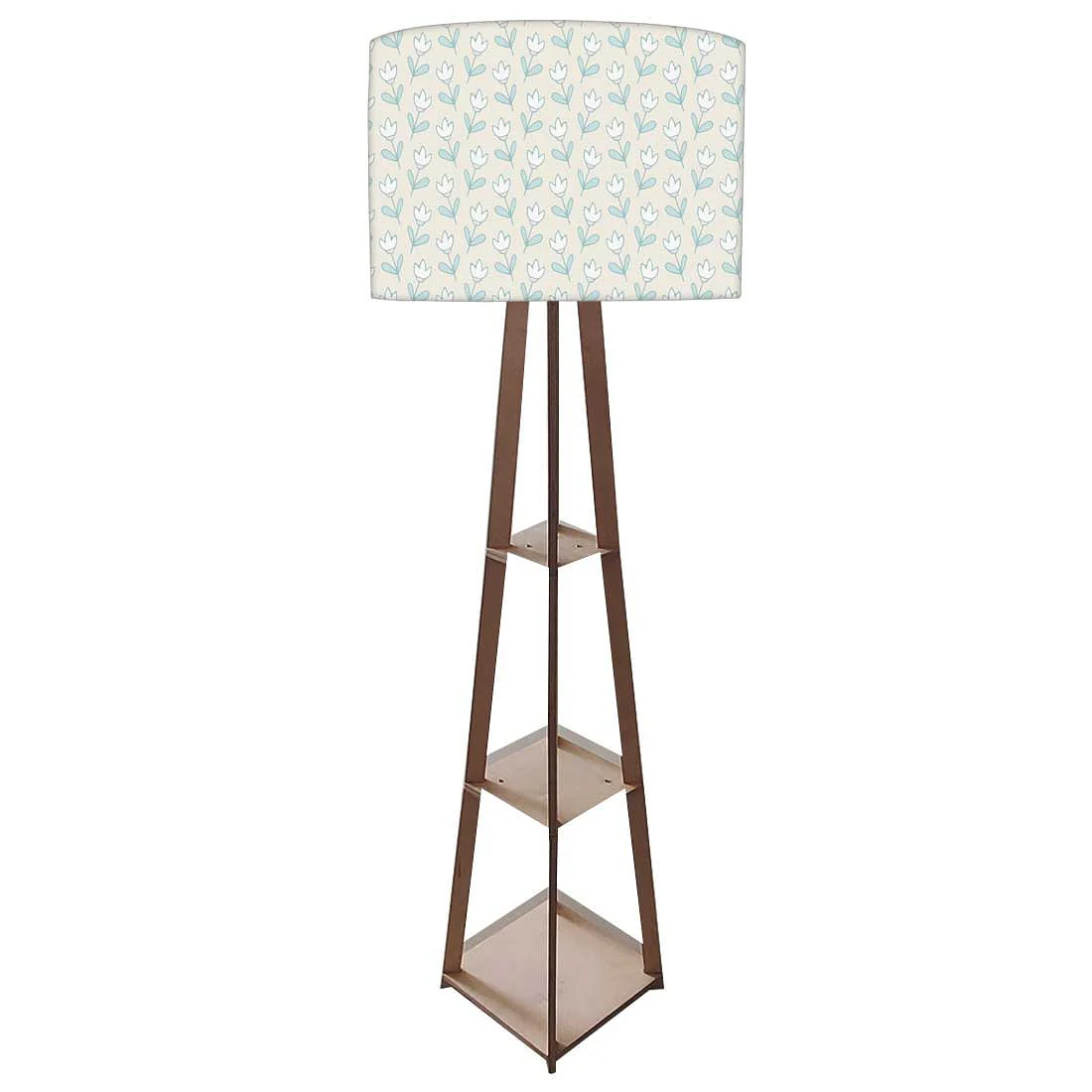 Shelf Tripod Floor Lamp - Flower Buds Yellow - Image 4