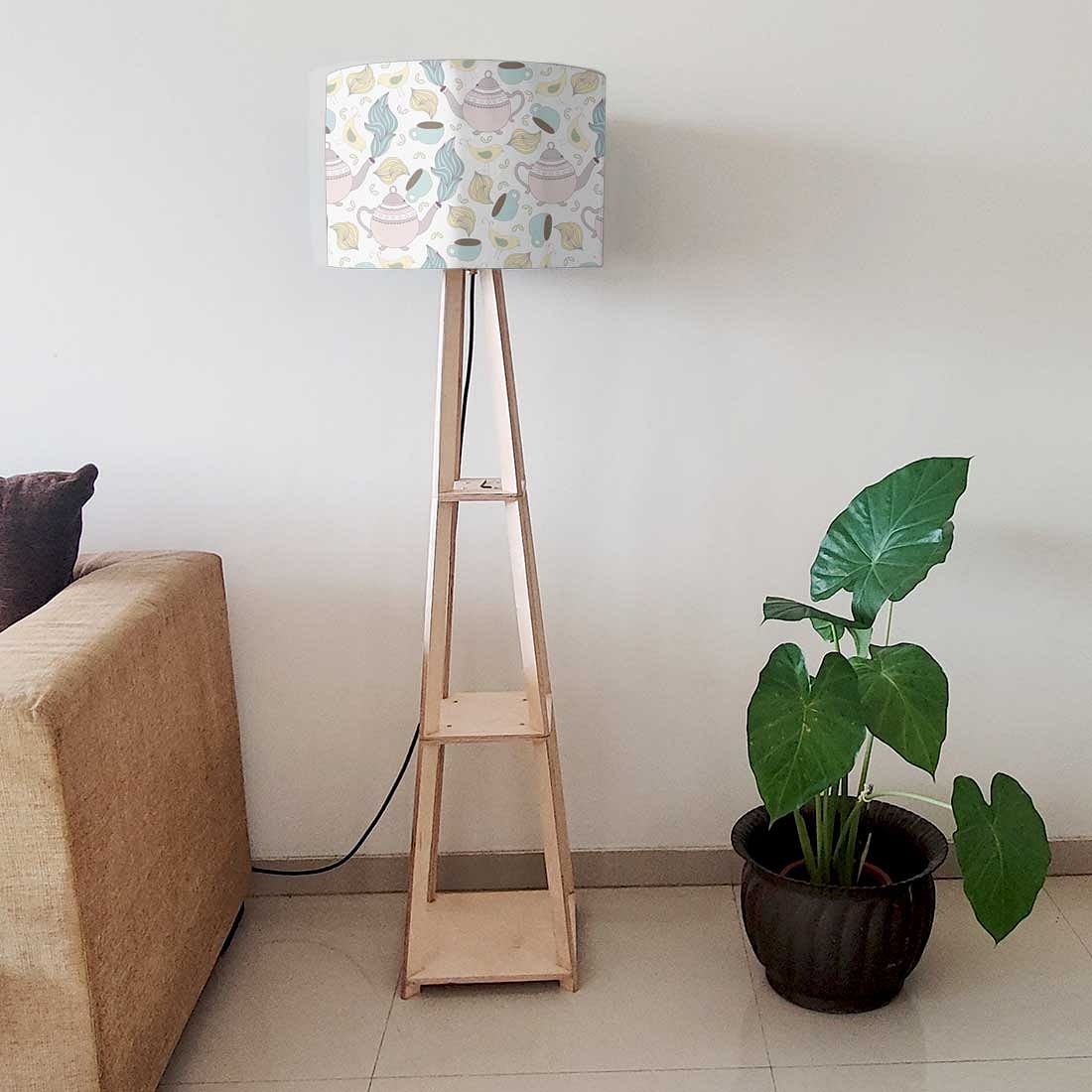 Wooden Modern Floor Lamps for Living Room - Tea Time - Image 6