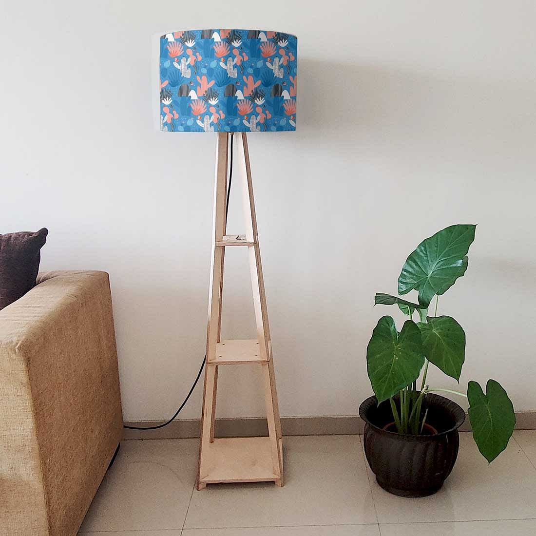 Shelf Tripod Floor Lamp - Night Cactus - Image 6