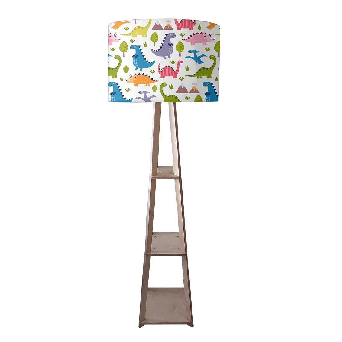 Wooden Cool Floor Lamps for Children Room - Dinasour - Image 3