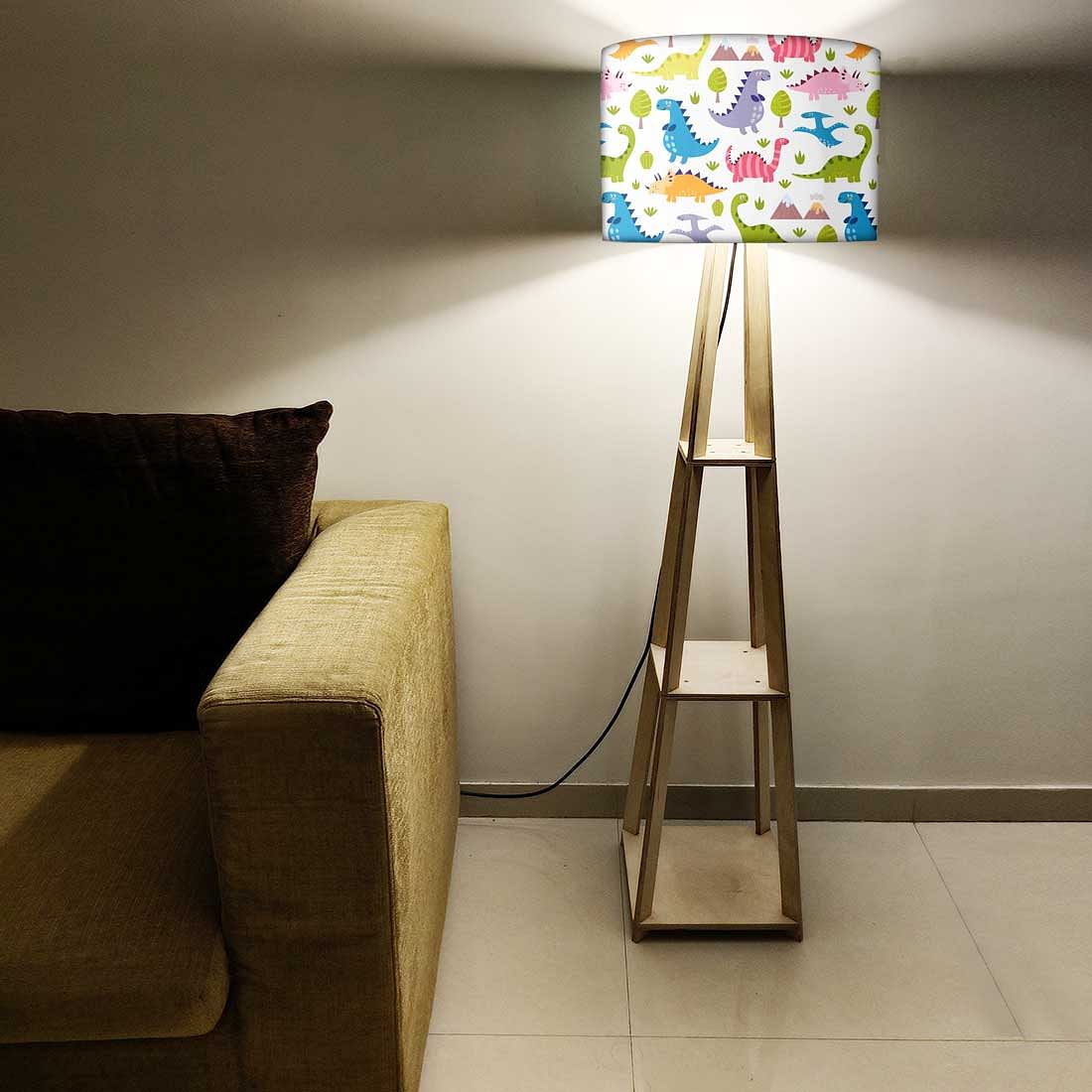 Wooden Cool Floor Lamps for Children Room - Dinasour - Image 6